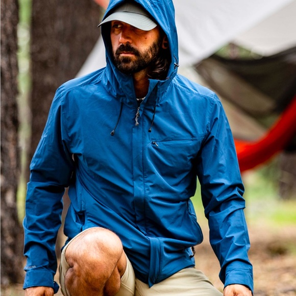 Royal Robbins Switchform Lite Jacket Mens Small s Blue Teal - Picture 7 of 12